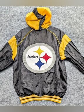 NFL Steelers Color Block Jacket Size Medium